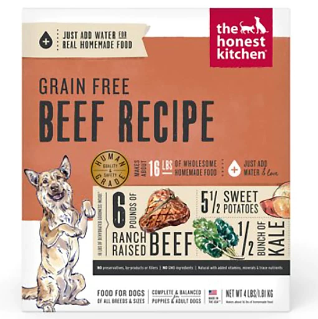 Honest Kitchen Dog Food beef recipe