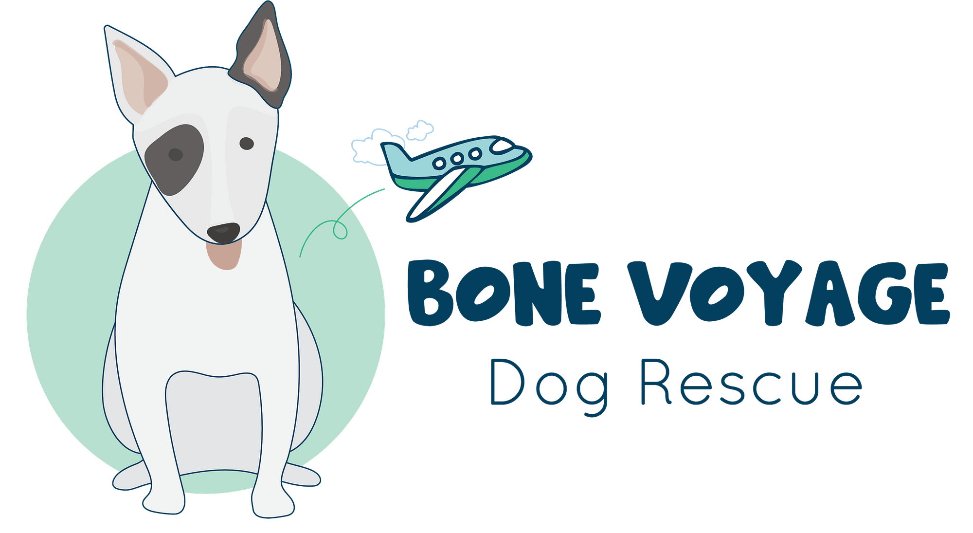 Bone Voyage Dog Rescue Logo