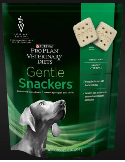 Purina pro plan veterinary diets gentle snackers best sale