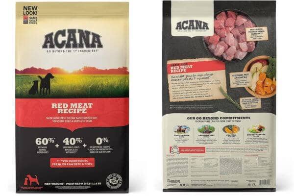 ACANA Red Meat Reacipe, Grain-free Dry Dog Food