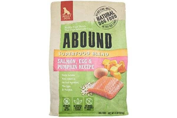 Abound Superfood Blend Natural Adult Dog Dry Food - Salmon, Egg & Pumpkin Recipe