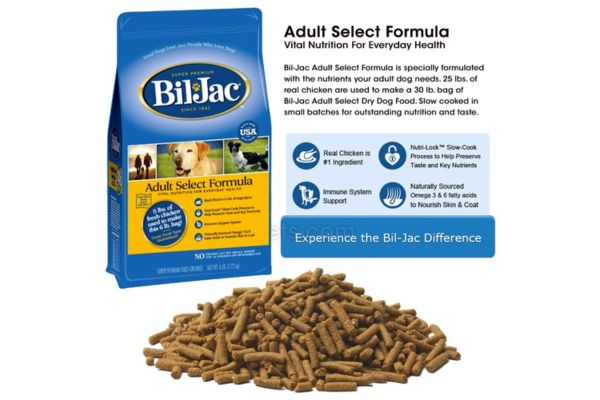 Bil-Jac Dog Food Dry Adult Select Formula