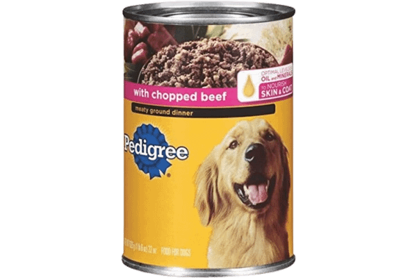 Pedigree Dog Food Ground Beef Content Image