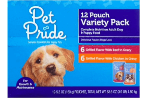 Pet Pride Grilled Variety Pack Dog Food Content Image
