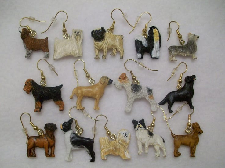 Dog Earrings